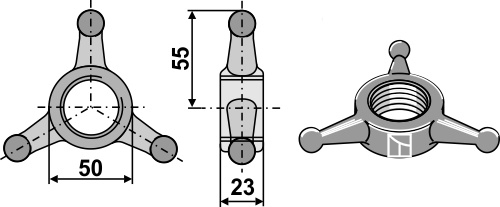 Верхняя тяга M40x3