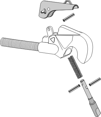 Запасные части для ловильного крюка верхней тяги, новая модель - категория III-II